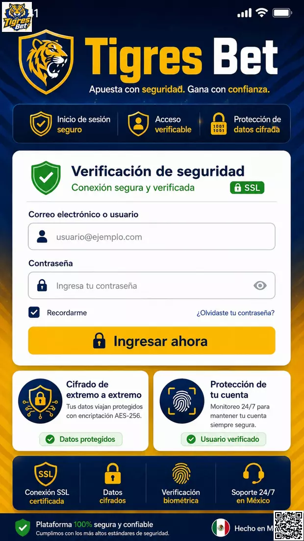Seguridad de Datos Tigres Bet